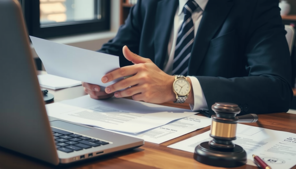attorney preparing for a personal injury lawsuit